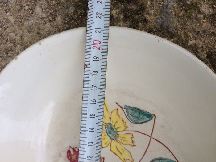 Assiette creuse blanche motifs fleurs - photo numéro 9