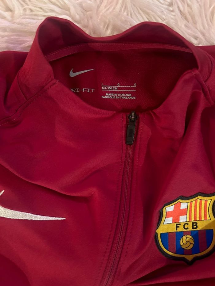 Garçon 👦🏻 Haut foot nike Barcelone bordeaux - Taille L/147-158 cm - photo numéro 4