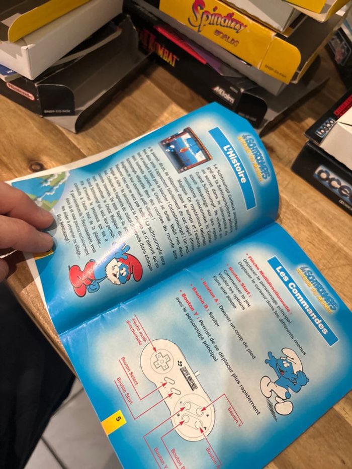 Notice les Schtroumpfs autour du monde - Super nintendo - photo numéro 7