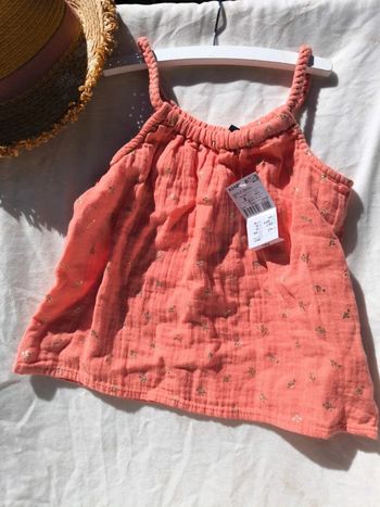 Débardeur gaz de coton