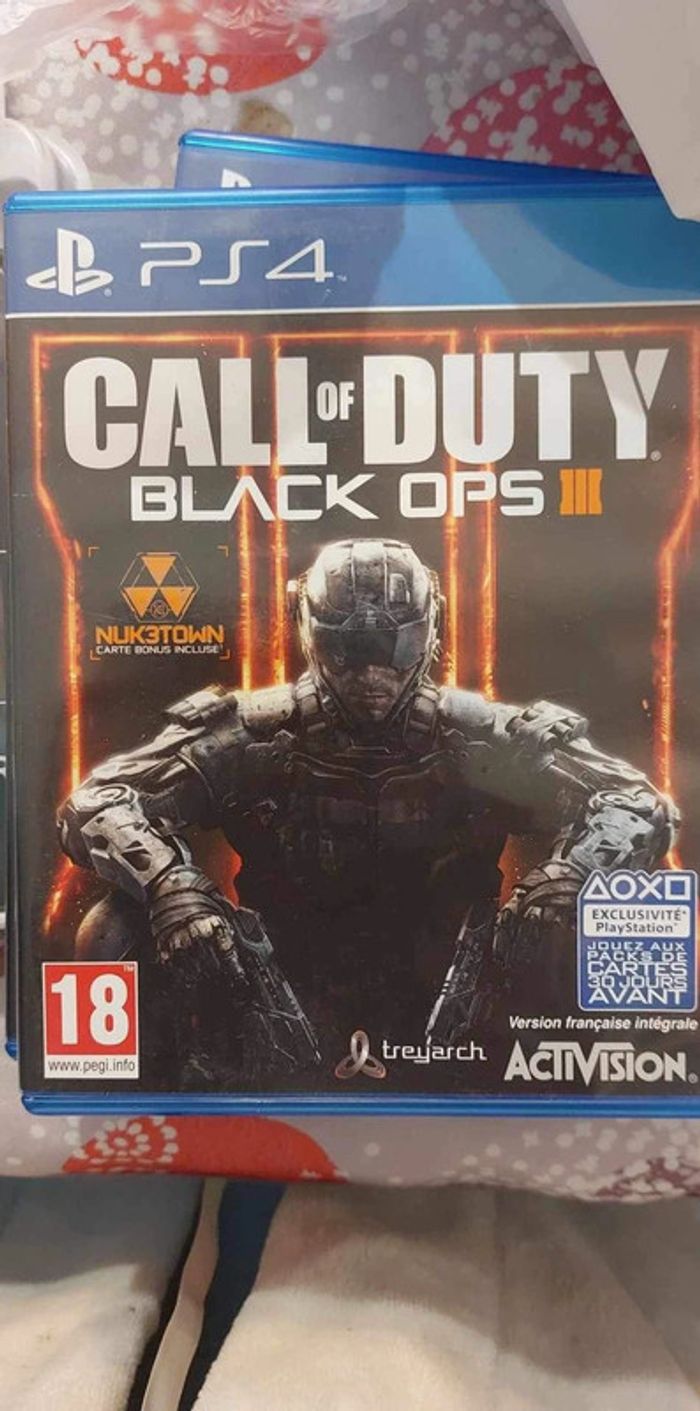 Jeu ps4 call of duty