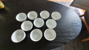 10 coupelles en céramique
