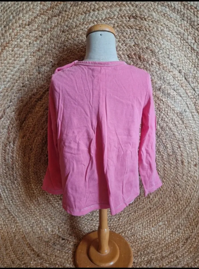 Lot de 3 hauts à manches longues rose fille okaïdi et sergent major 3 ans 98cm - photo numéro 13