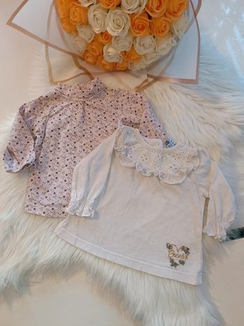 Lot haut manche longue bébé fille