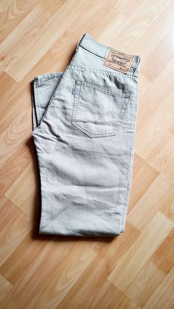 Pantalon en lin beige Levi's 401 W31 L32