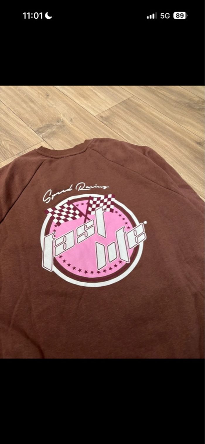 Pull marron oversize - photo numéro 2