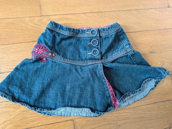 Jupe 6 ans fille broderie fleur kenzo hiver ou été