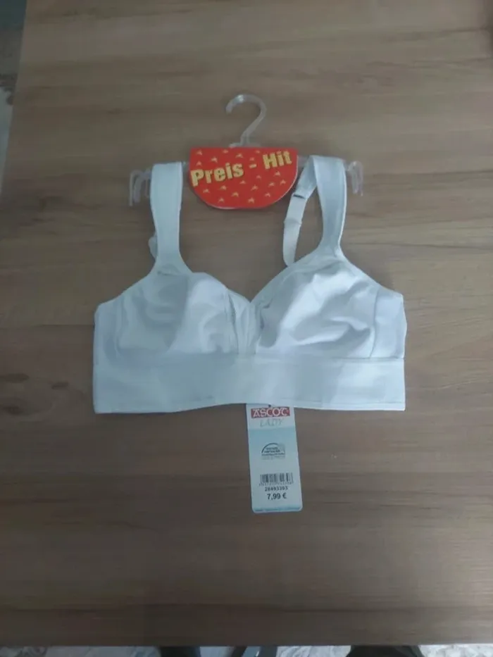 lot de 3 soutien gorge  blanc taille 80Bde marque allemande ascot neuf