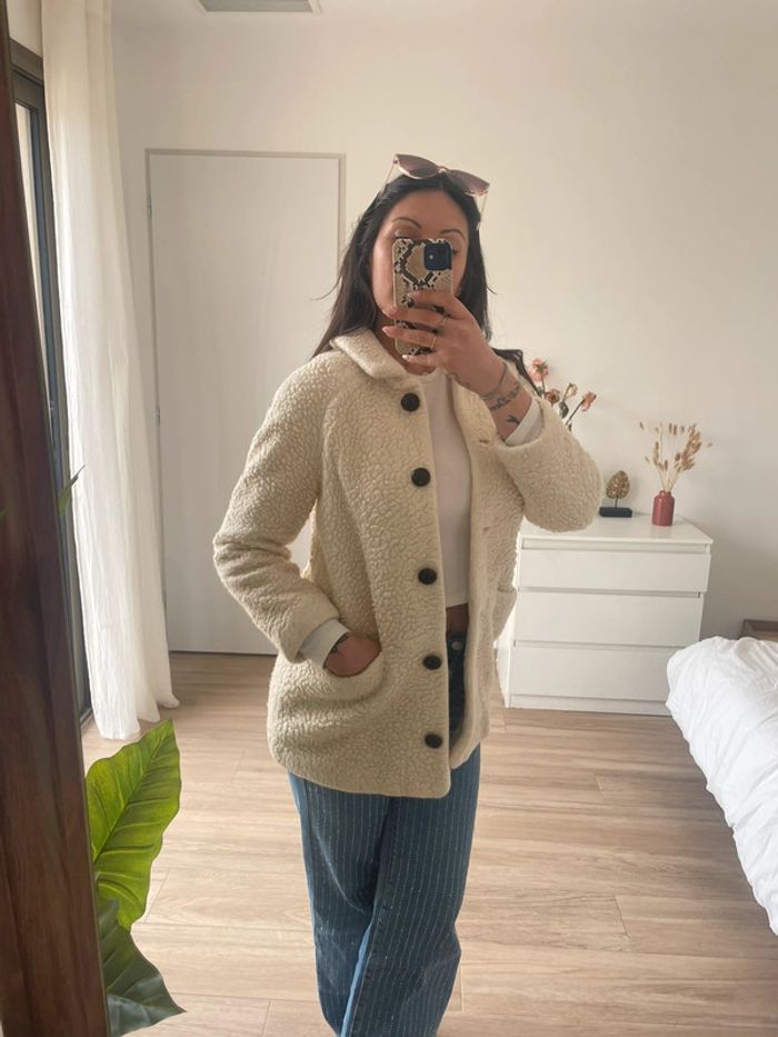 Manteau long en laine Sezane