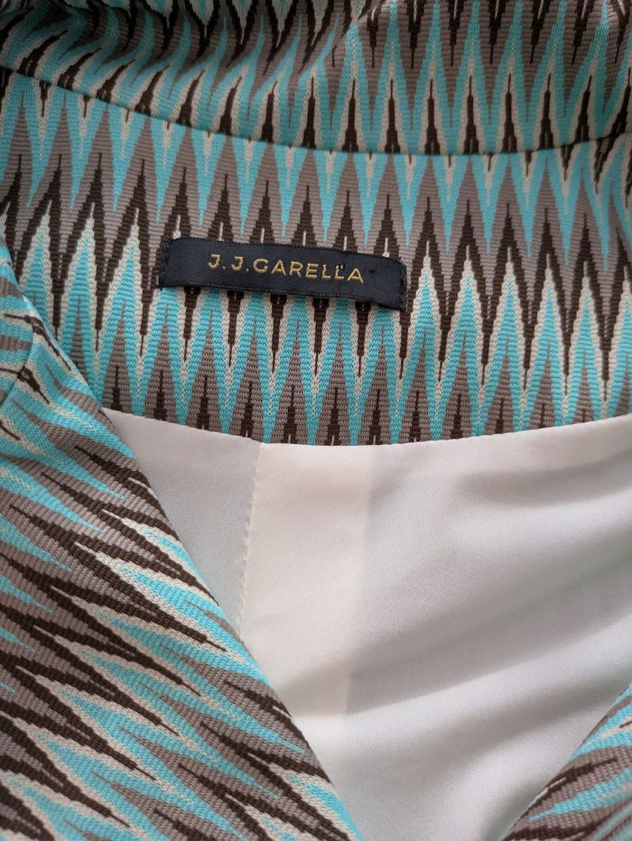 Veste / Blazer J.J. Garella - Imprimé Zigzag Géométrique - photo numéro 2