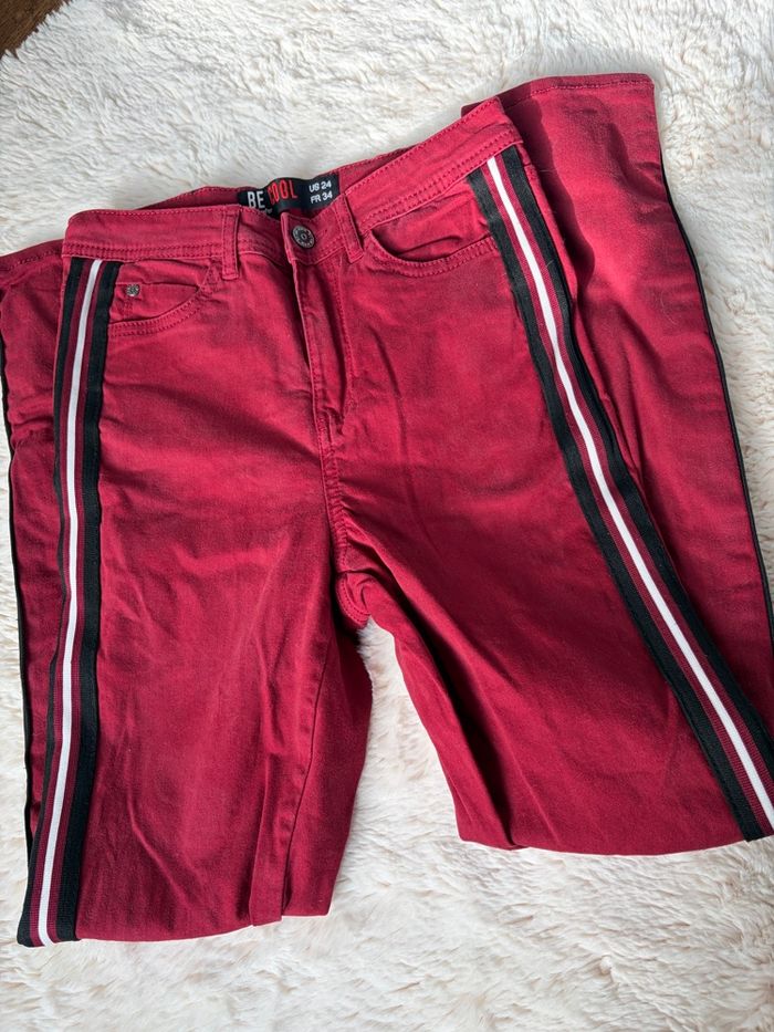 Jean skinny rouge - photo numéro 1