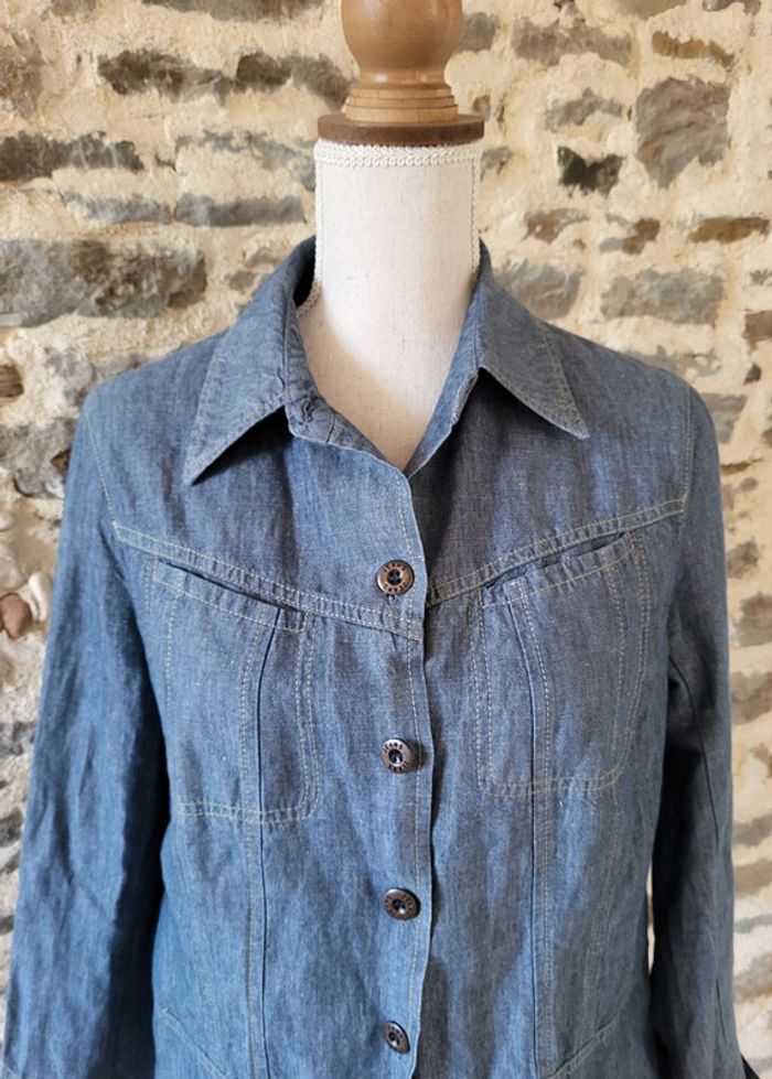 Veste en jean légère bleue Yugane Taille 40 42