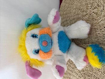 Vintage Peluche Mattel Popples bianco