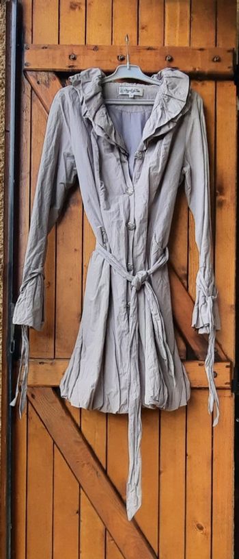 Imperméable gris 38