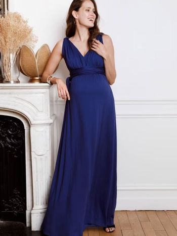 Robe de grossesse longue