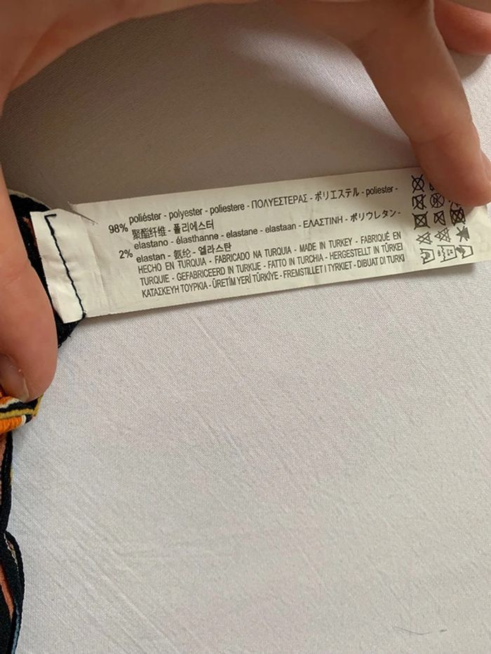 pantalon a jambes large Bershka orange taille S - photo numéro 6