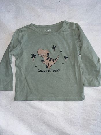 T shirt t rex 9mois
