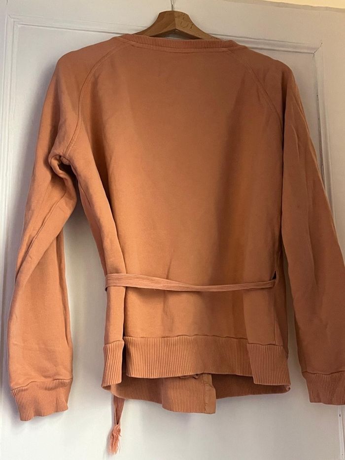 cache cœur beige corail à lacets - photo numéro 8