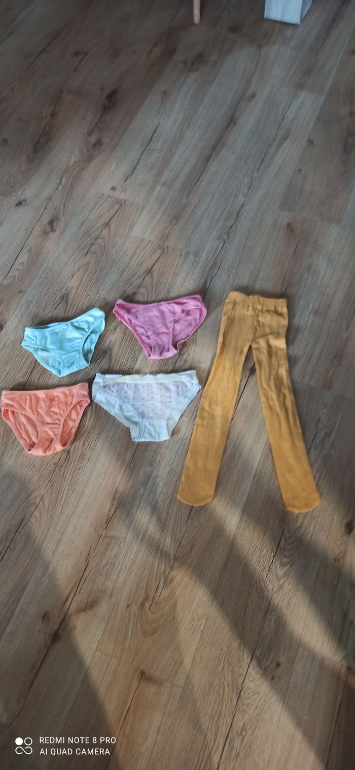Culottes et collants 5 ans