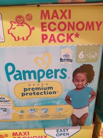 Pampers maxipack premium taille 6