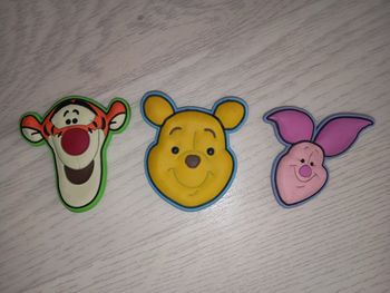 Lot de 3 magnets Winnie l'ourson Disney