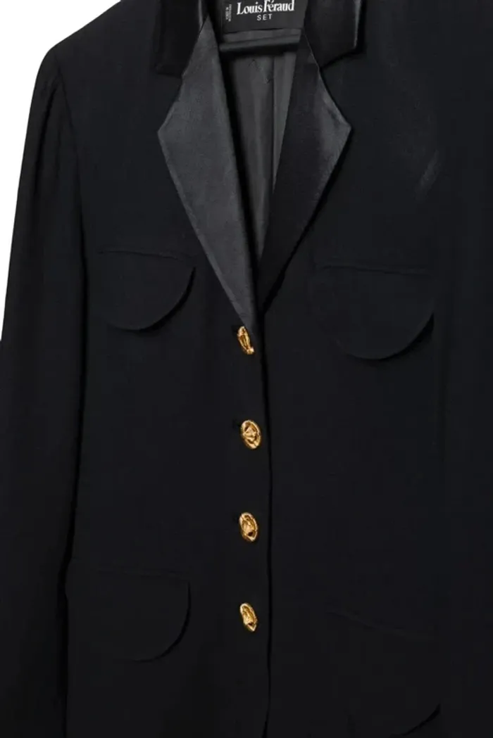 Veste blazer vintage Louis Féraud – Taille S - photo numéro 3