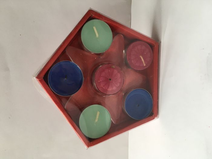 Coffret de 6 bougies et son support - photo numéro 2