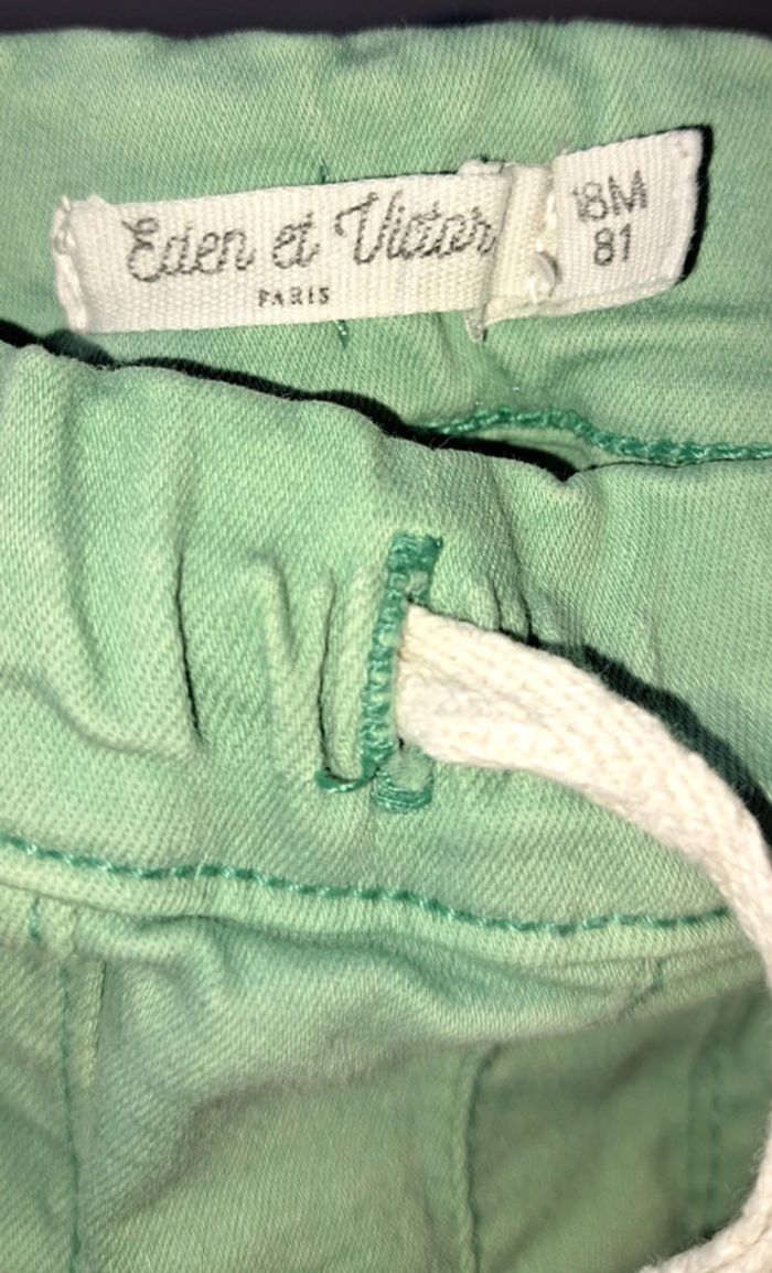 Jeans vert 18 mois Eden et Victor - photo numéro 6