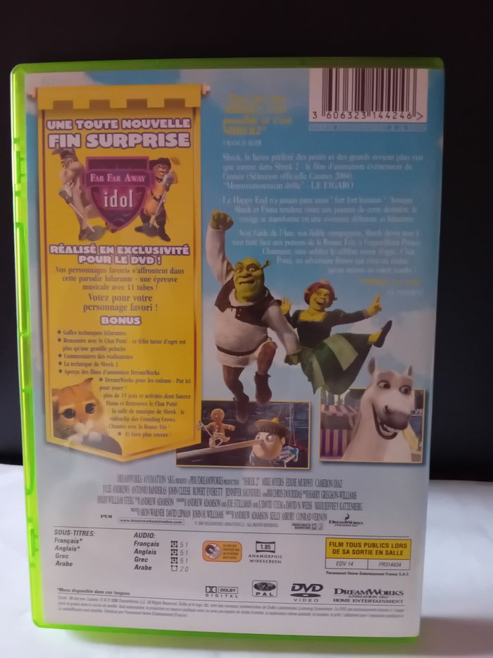 Dvd. Shrek2. Bon etat - photo numéro 2