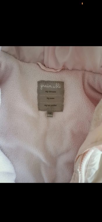 Manteau grain de blé taille 6 moiS