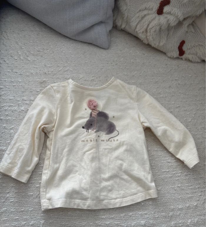 Lot Top bébé filles 1-3 mois divers marques - photo numéro 4