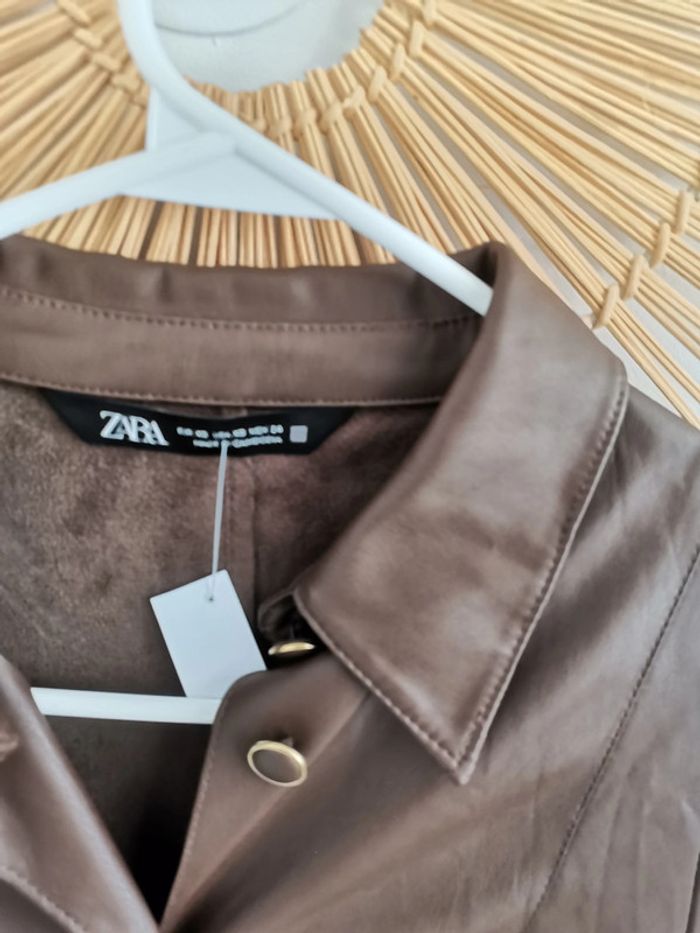 Robe xs Zara simili cuir - photo numéro 5