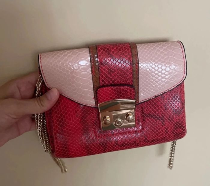 Sac bandoulière croco Morgan - photo numéro 3