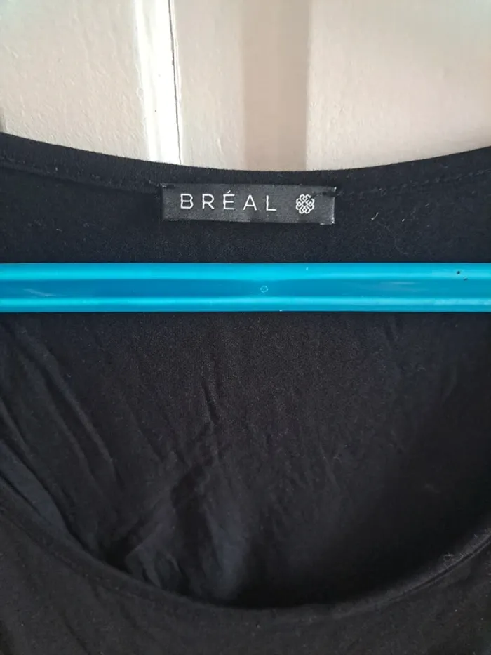Débardeur noir asymétrique taille 2 bréal - photo numéro 2