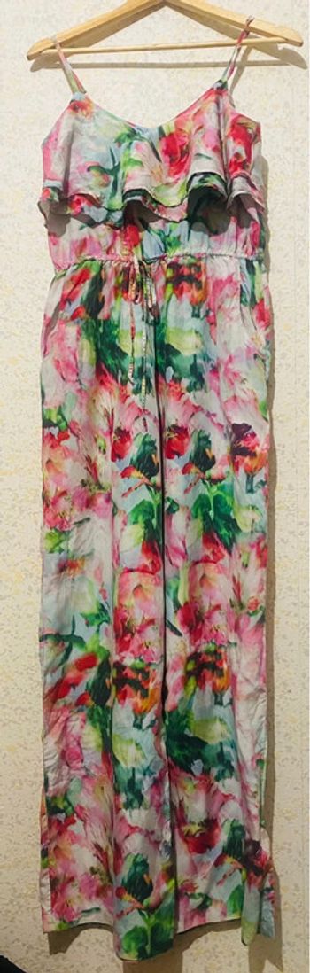 Combinaison fleur wood soie florale S