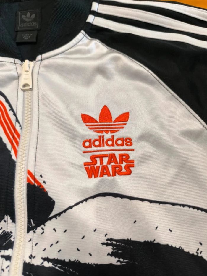 Veste Adidas - Collector - Star Wars - Dark Vador - Noir, blanc, rouge - Taille M - photo numéro 4
