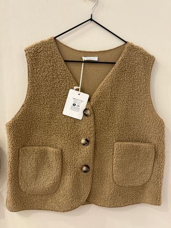 Gilet sans manches camel