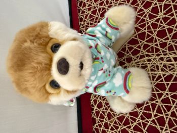 Peluche boo arc-en-ciel - Bleu