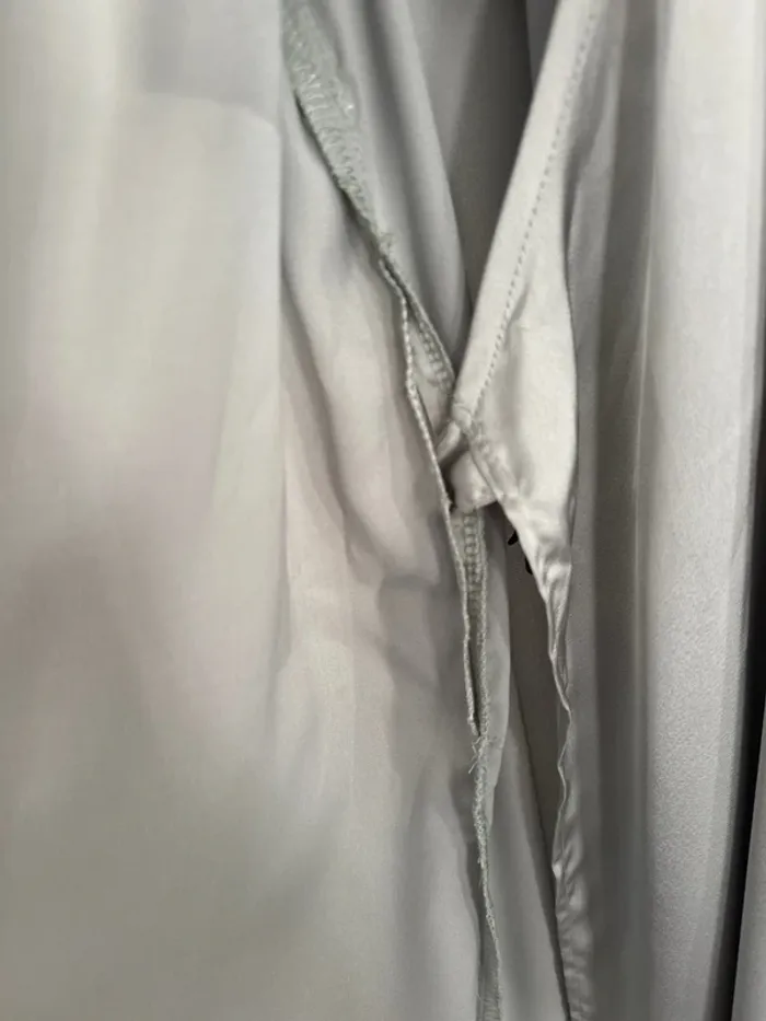 👗 Robe portefeuille d'été ou soirée effet satin- Shein-neuf sans etiquette- taille L couleurverte - photo numéro 6