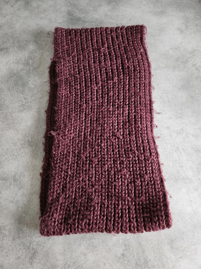 Echarpe tour de cou à grosses mailles femme - Taille unique - Pimkie - Violet - photo numéro 4