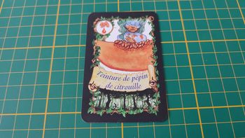 Carte ingrédient Teinture de pépin de citrouille jeu de société Elixir éditions Asmodée #B76