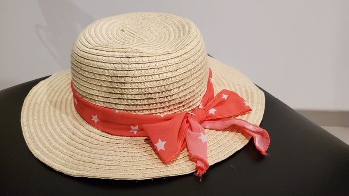 Chapeau de paille taille 52