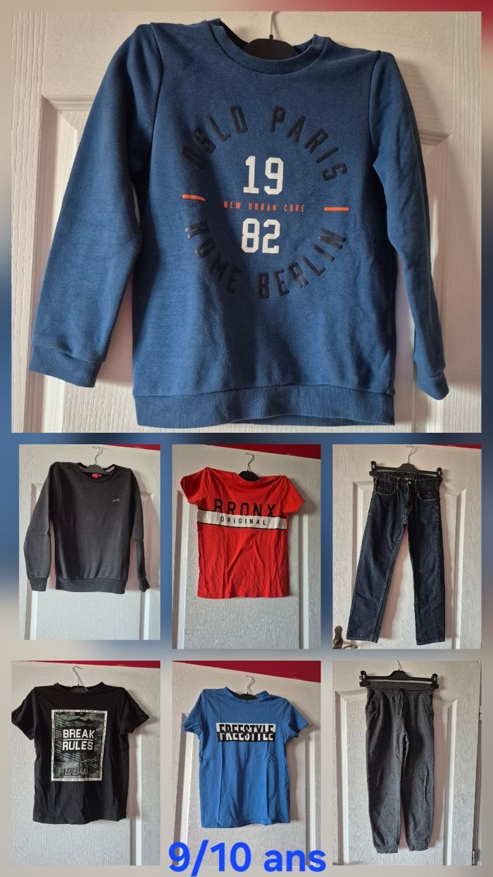 Lot vêtements garçon 👦 9/10ans