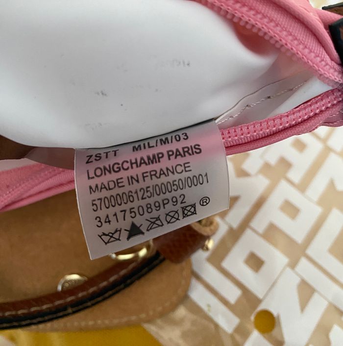 Mini sac Longchamp Guimauve - photo numéro 5