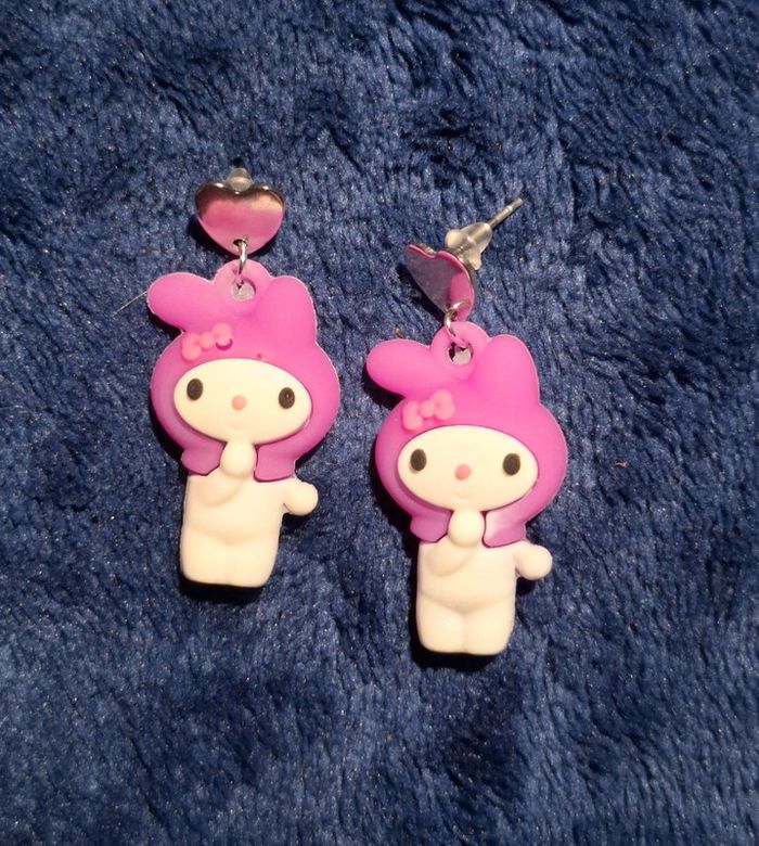 Boucles d'oreilles Kuromi