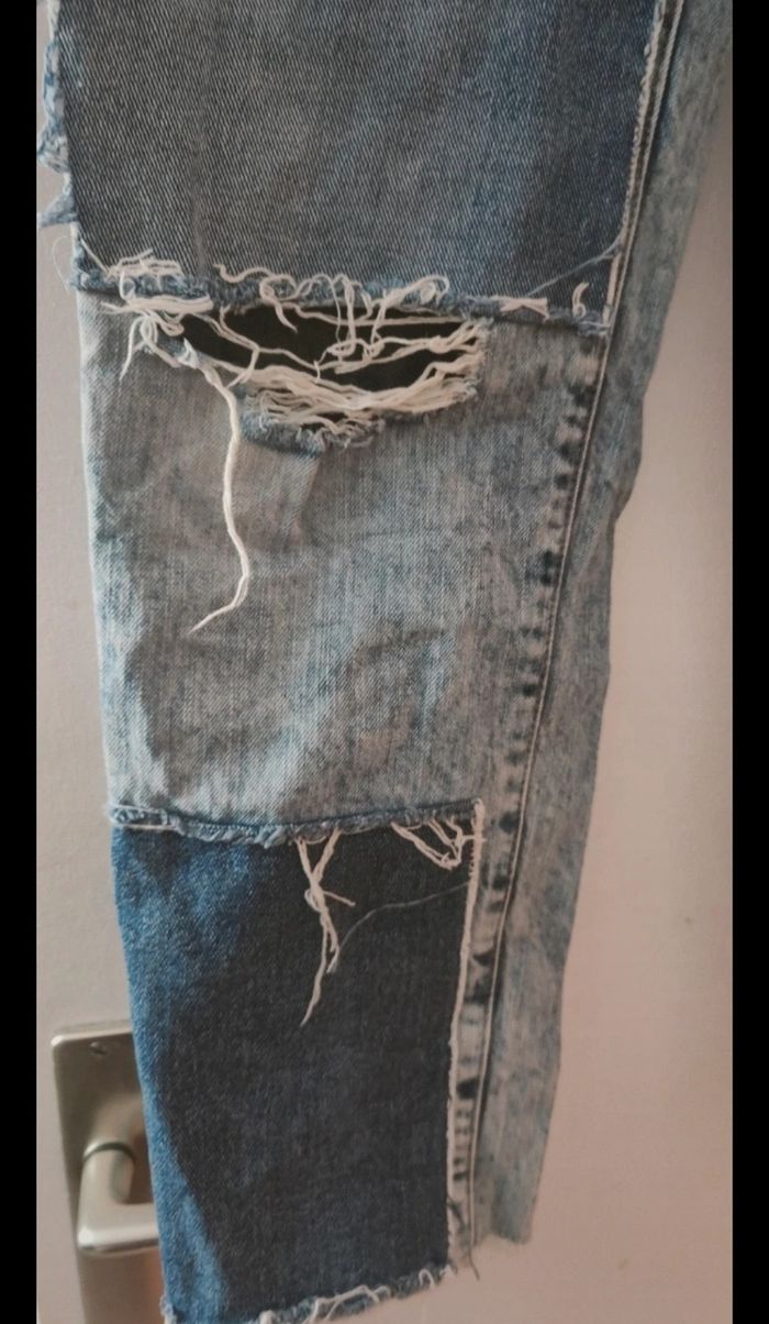Jean Zara femme en 34  used troué - photo numéro 2
