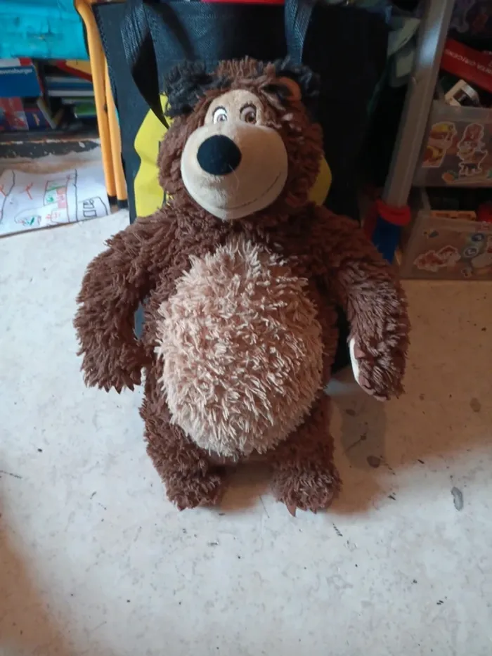Peluche poilus michka 45cm env pas de vinted go