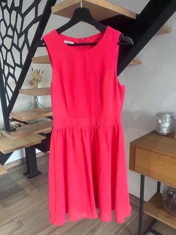 Robe fluide cintré rose Only S 36