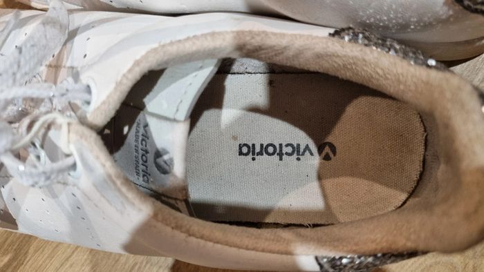 Baskets sneakers cuir blanc Victoria 35 - photo numéro 3