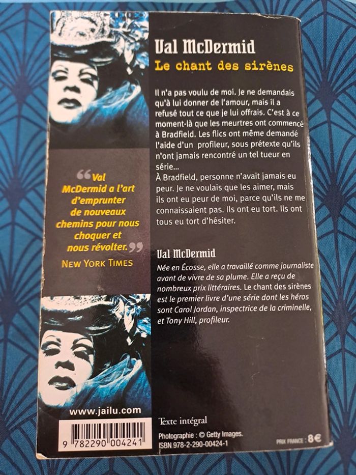 Livre Le Chant des Sirènes. Val McDermid - photo numéro 2